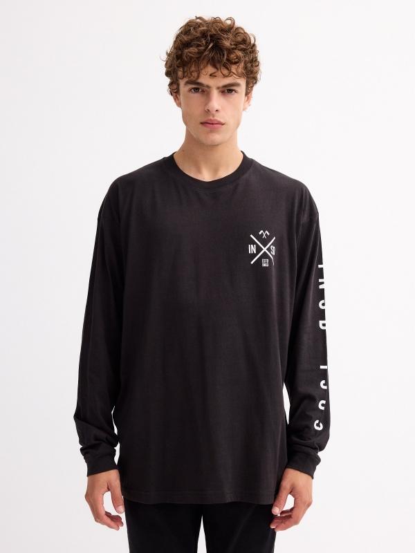 In side Camiseta estampada puños