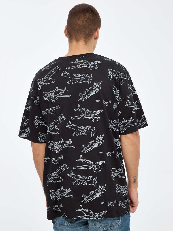 In Side Camiseta Estampado Aviones