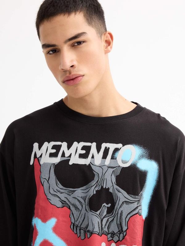 In Side Camiseta Estampado Calavera
