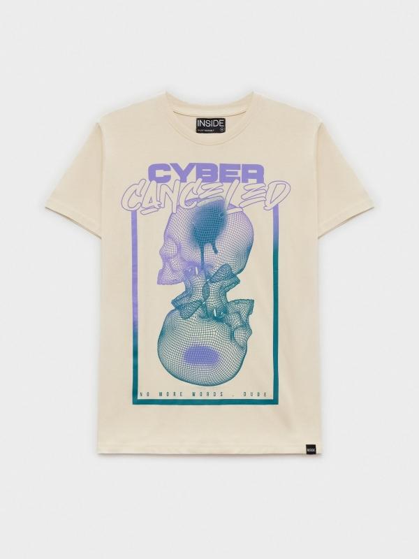 In Side Camiseta Estampado Calavera