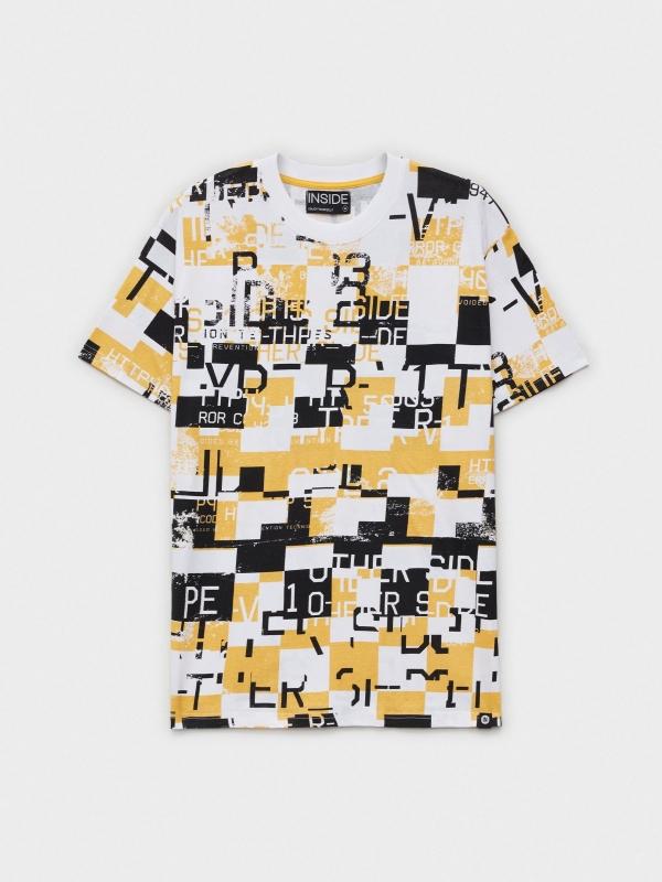 In Side Camiseta Estampado Cuadros