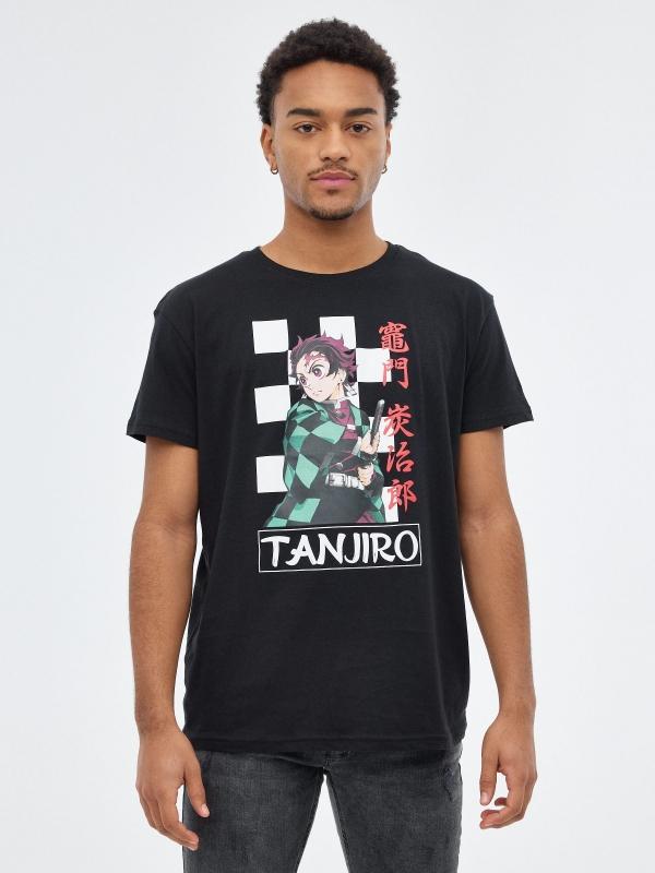 In side Camiseta estampado Demon Slayer