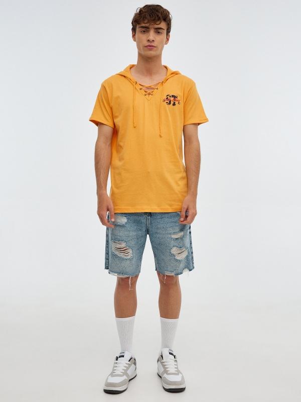 In Side Camiseta Estampado Deportivo