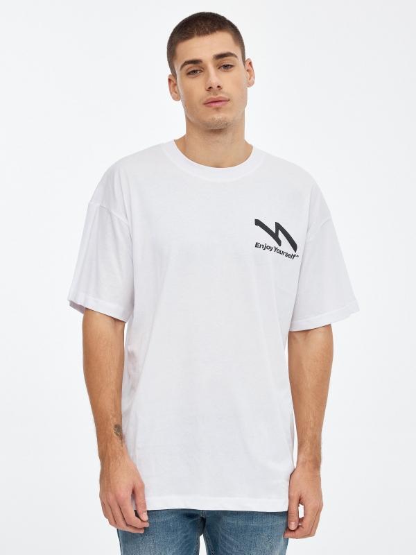 In side Camiseta estampado Enjoy Yourself