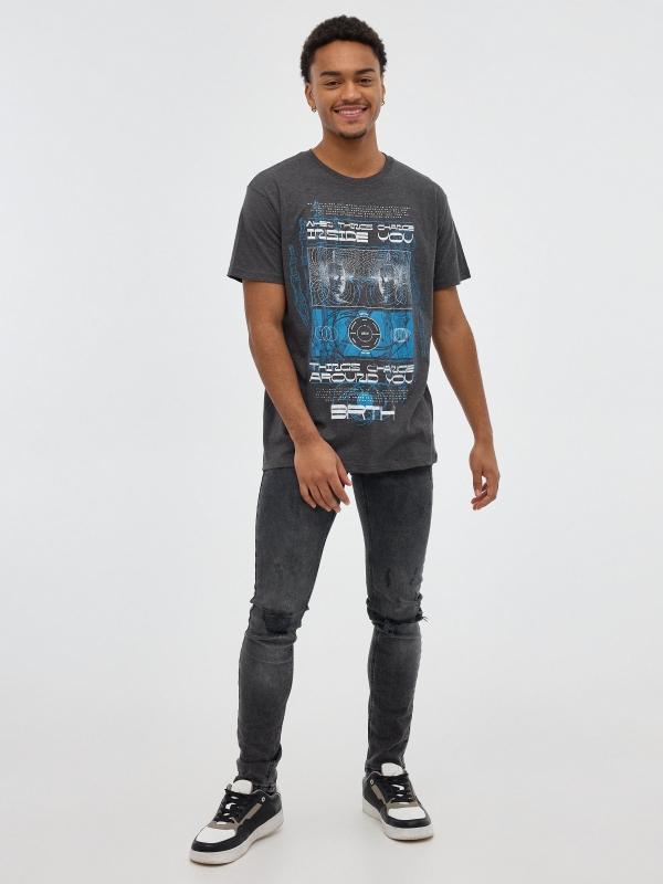 In Side Camiseta Estampado Metaverso