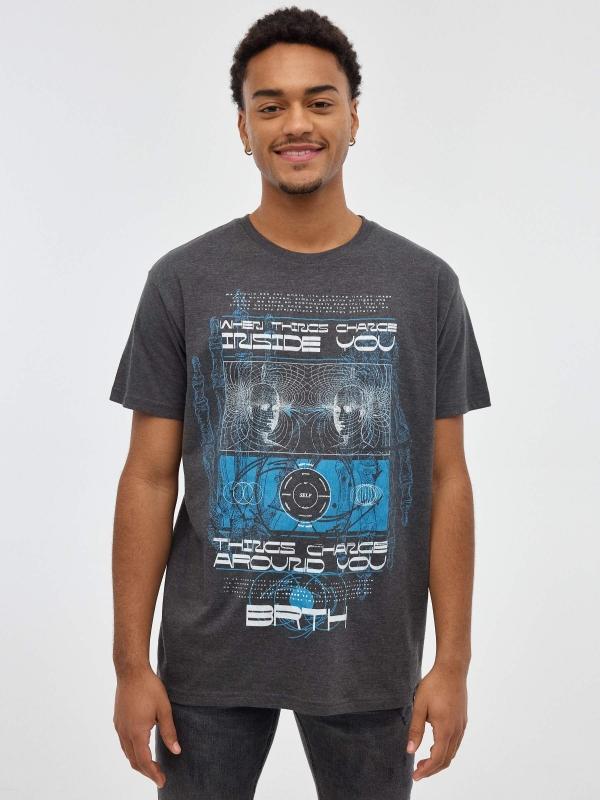 In side Camiseta estampado metaverso