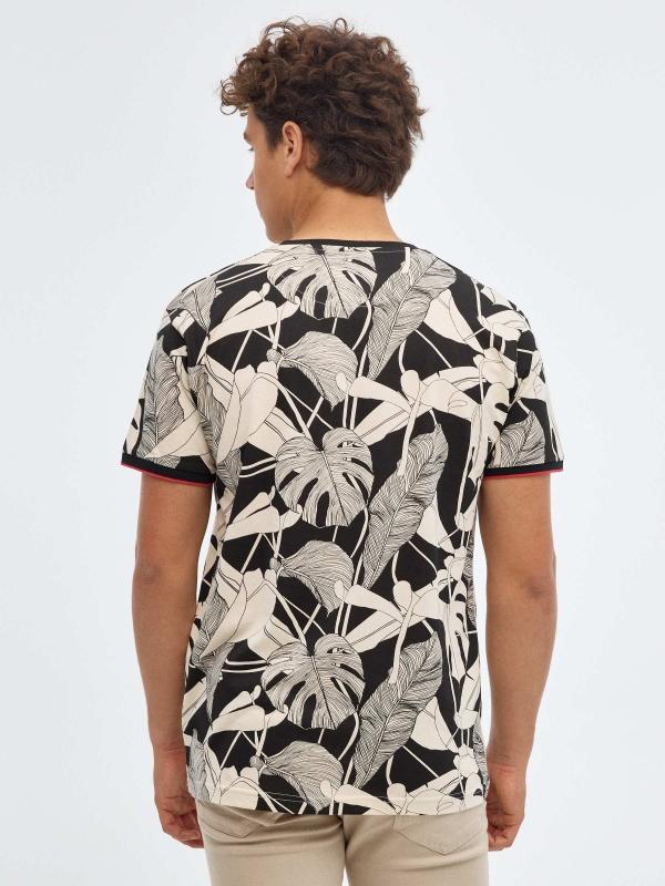 In Side Camiseta Estampado Tropical