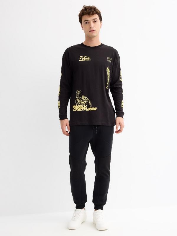 In Side Camiseta Estampado Urbano