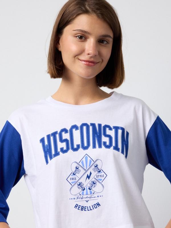 In Side Camiseta Estampado Wisconsin