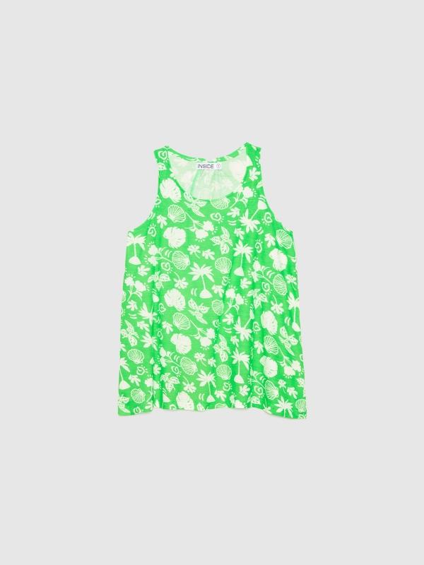 In Side Camiseta Fluida Espalda Abierta