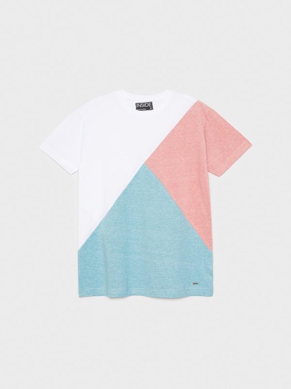 In Side Camiseta Geometrica Color Block