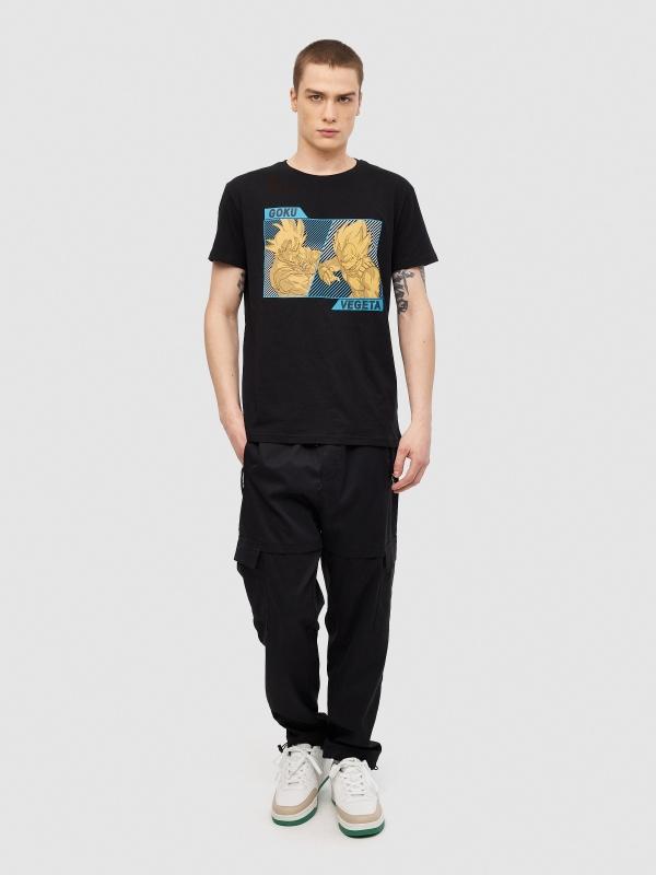 In Side Camiseta Goku Vs Vegeta