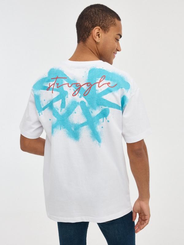 In Side Camiseta Graffiti Azul