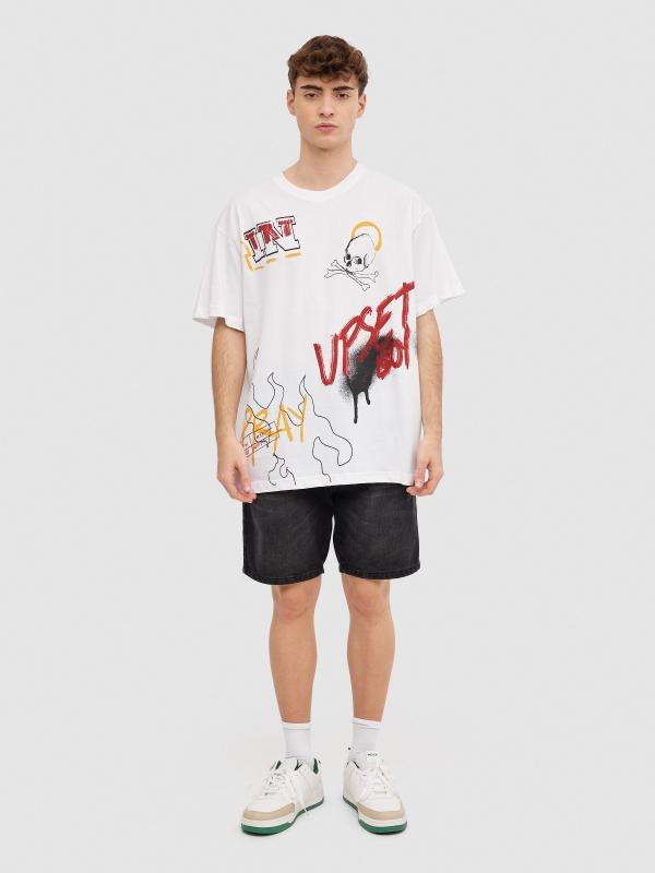 In Side Camiseta Graffiti Corazón