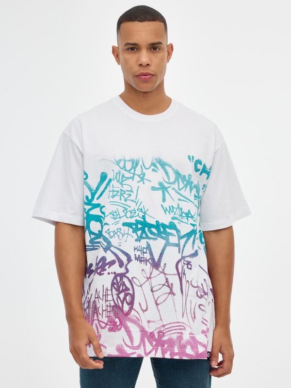 In side Camiseta graffiti hombre