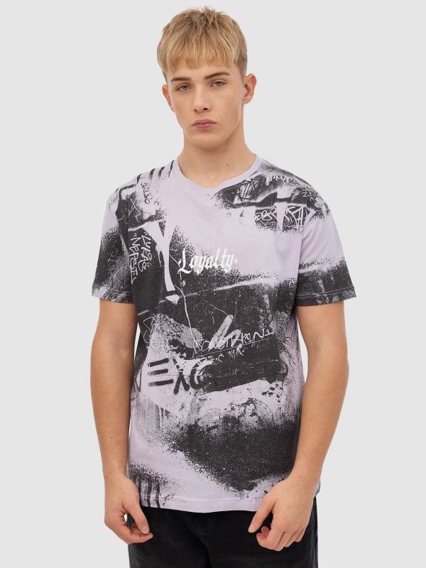 In side Camiseta graffiti urbano