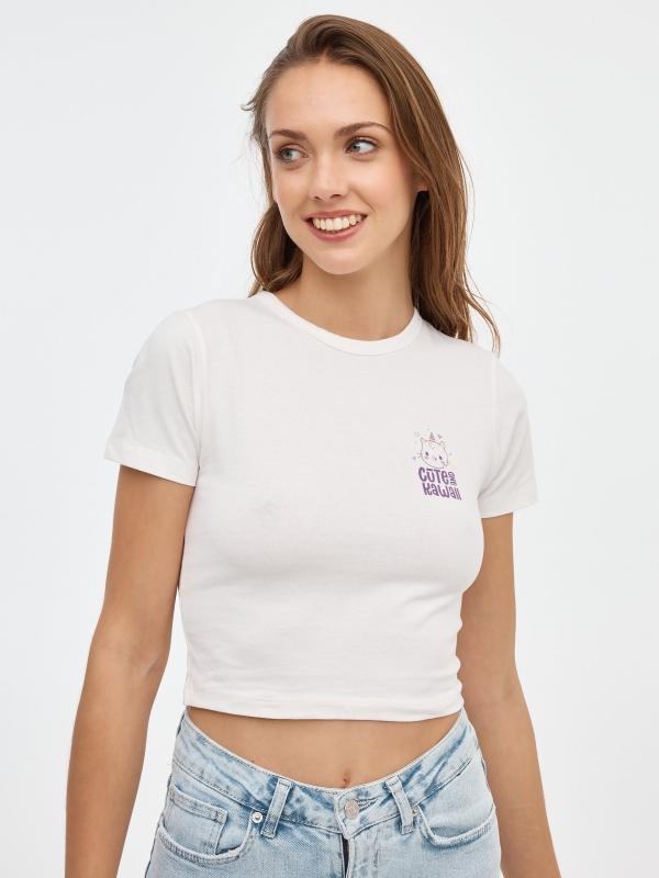 In side Camiseta grafico Kawai