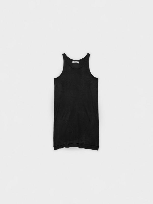 In side Camiseta larga aberturas laterales