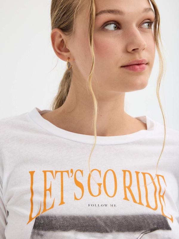 In Side Camiseta Let's Go Ride