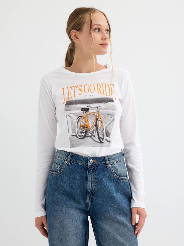 In side Camiseta Let's Go Ride