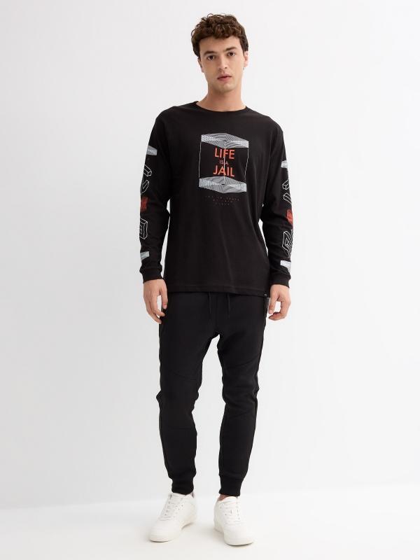 In Side Camiseta Life Is Jail