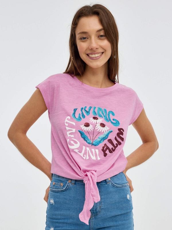 In side Camiseta Living con nudo