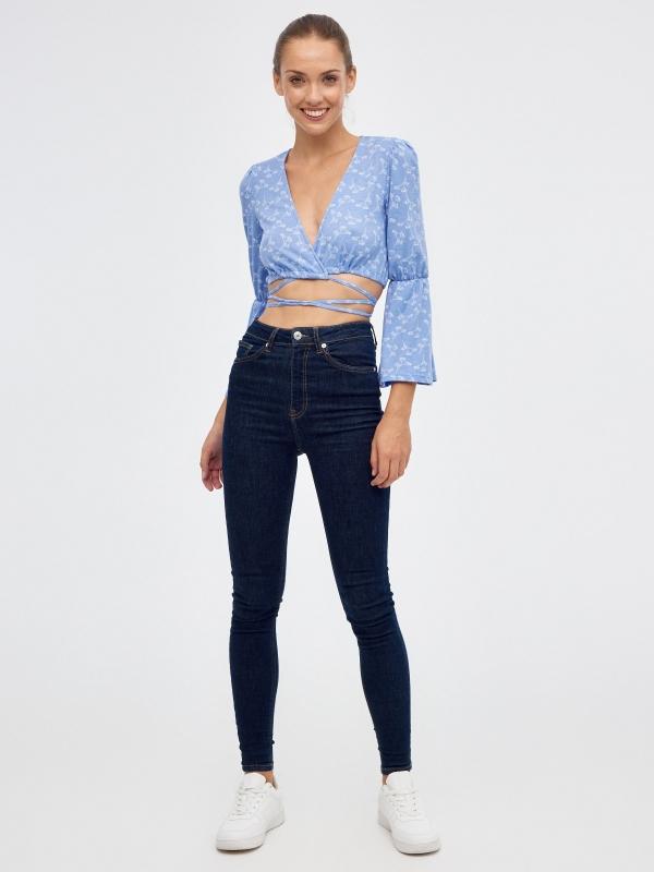 In Side Camiseta Manga Acampanada