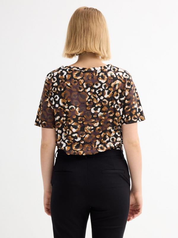 In Side Camiseta Manga Corta Animal Print