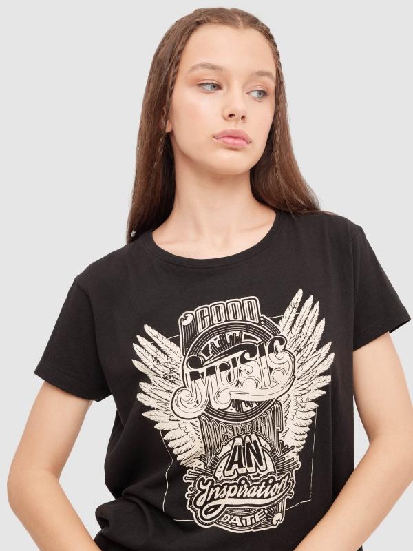 In Side Camiseta Manga Corta Con Gráfico