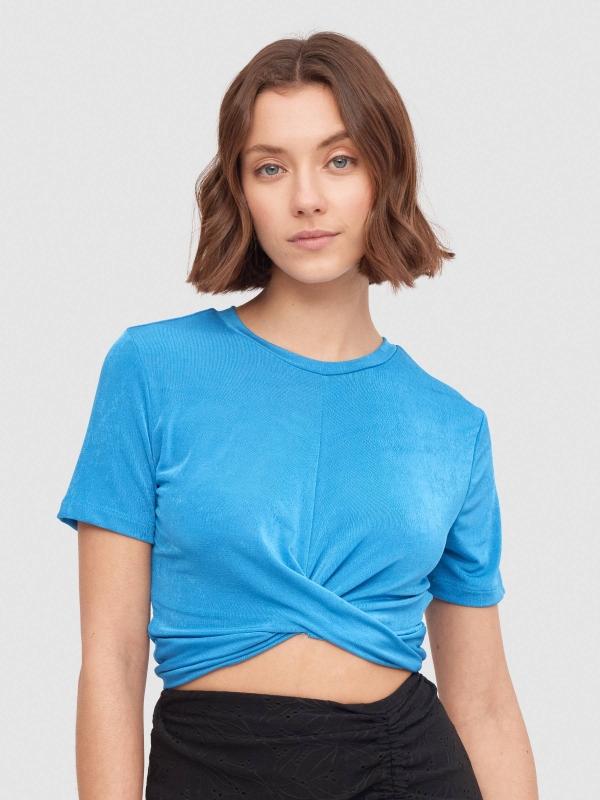 In side Camiseta manga corta con nudo