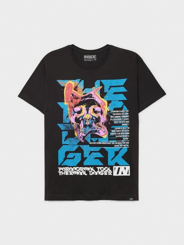 In Side Camiseta Manga Corta Estampada