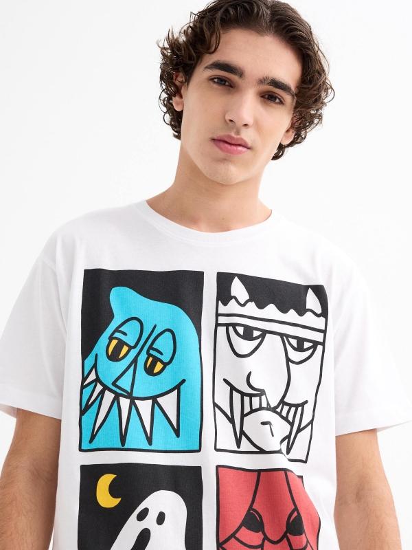 In Side Camiseta Manga Corta Monstruos