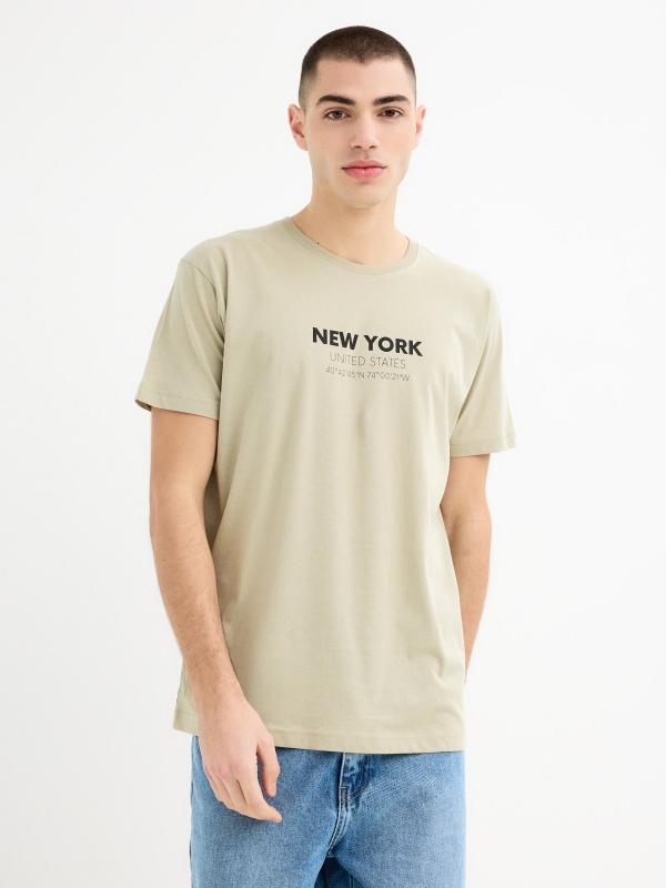 In side Camiseta manga corta New York