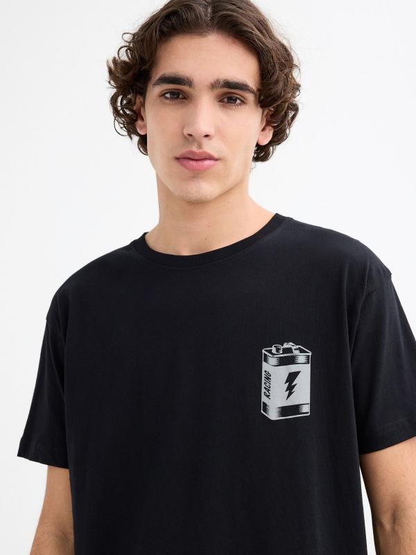 In Side Camiseta Manga Corta Pila