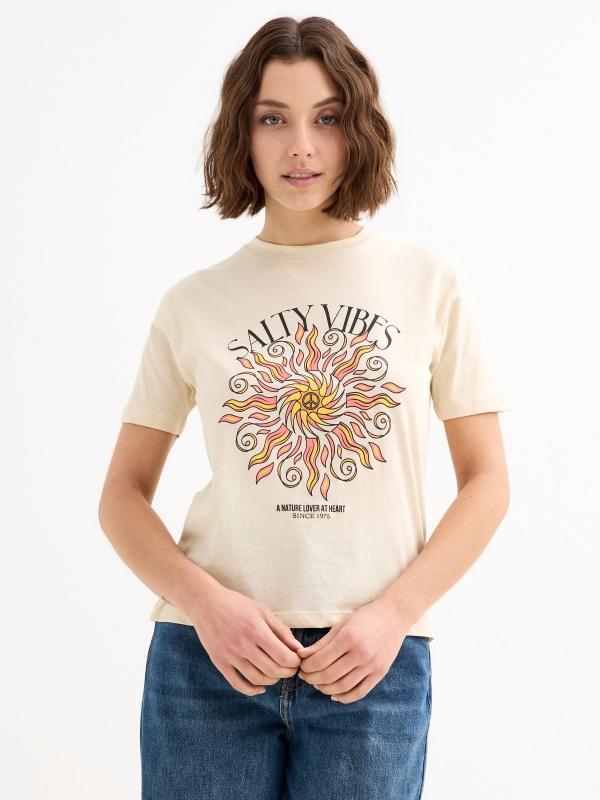In side Camiseta manga corta Salty Vibes
