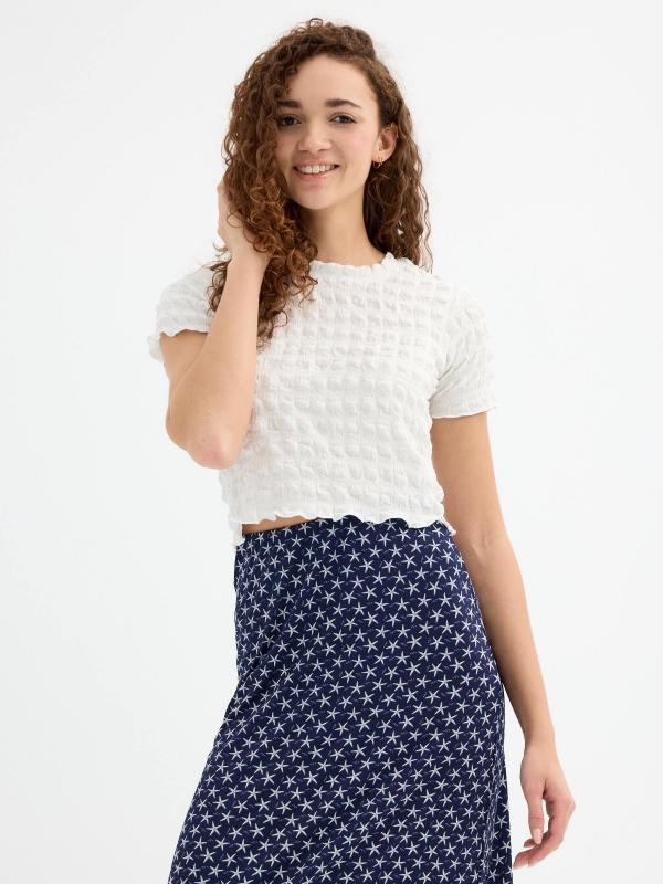 In side Camiseta manga corta Smock