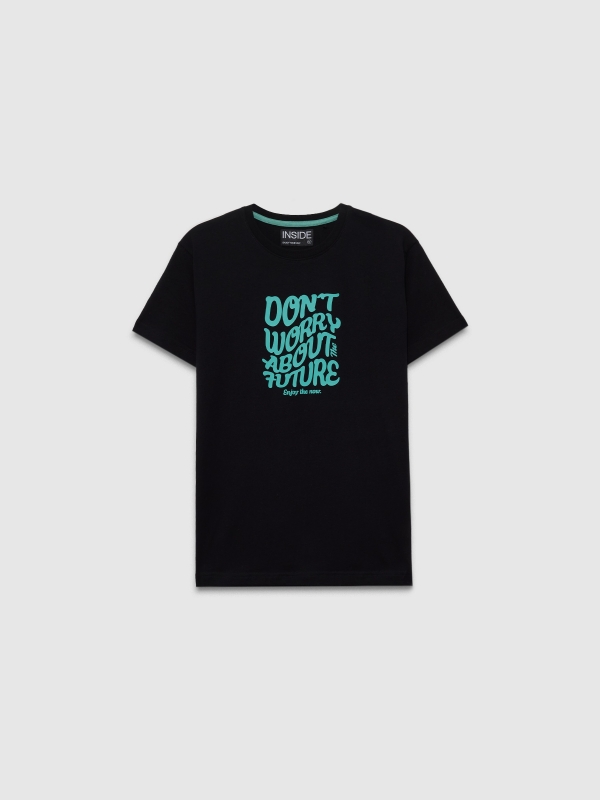 In Side Camiseta Manga Corta Texto Don't Worry