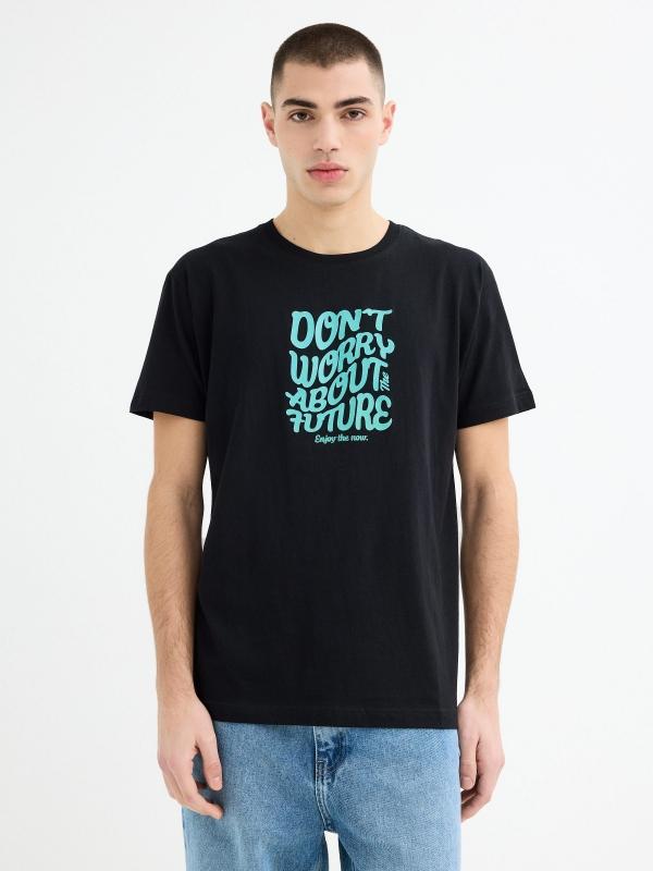 In side Camiseta manga corta texto Don't Worry