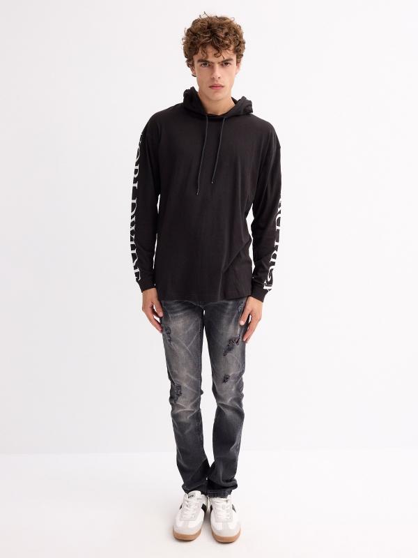 In Side Camiseta Manga Larga Capucha