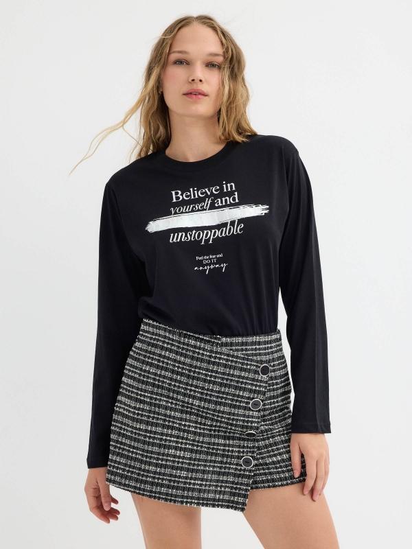 In side Camiseta manga larga