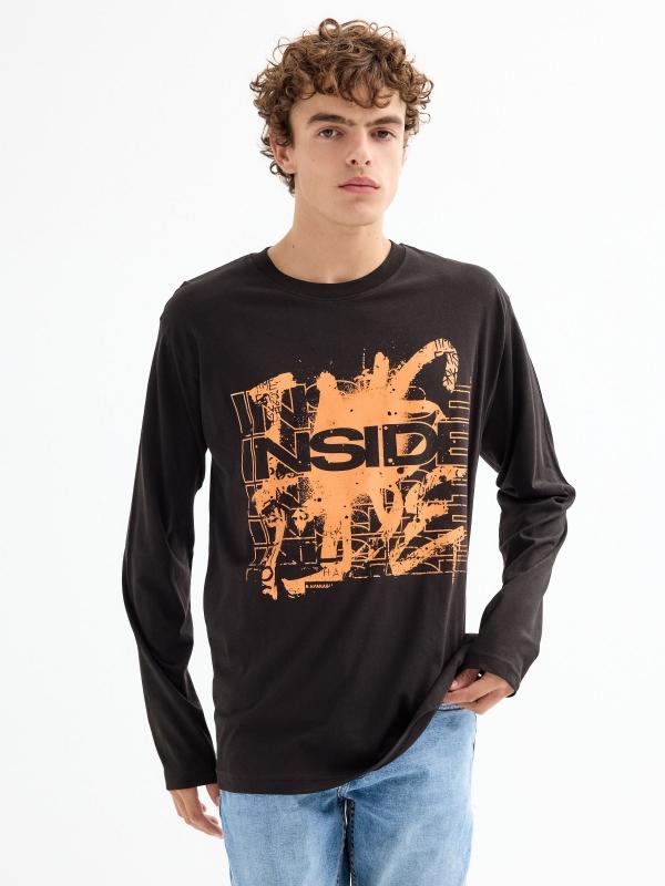 In side Camiseta manga larga logo