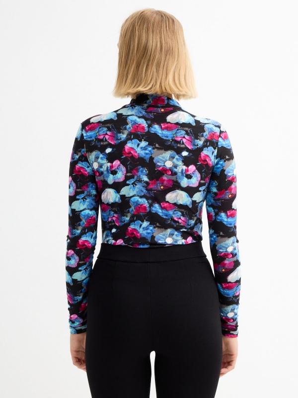 In Side Camiseta Manga Larga Perkins Flores