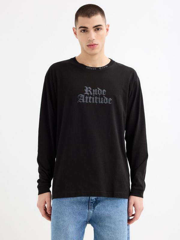 In side Camiseta manga larga Rude Attitude