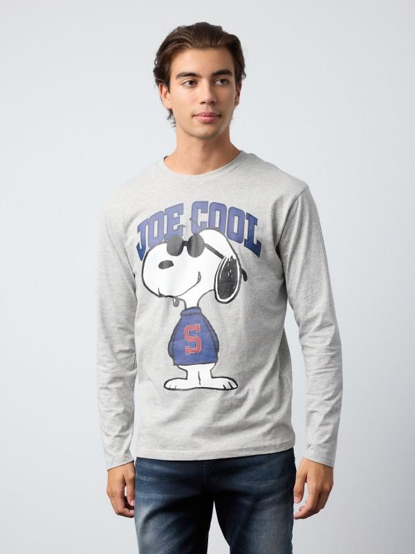 In side Camiseta manga larga Snoopy