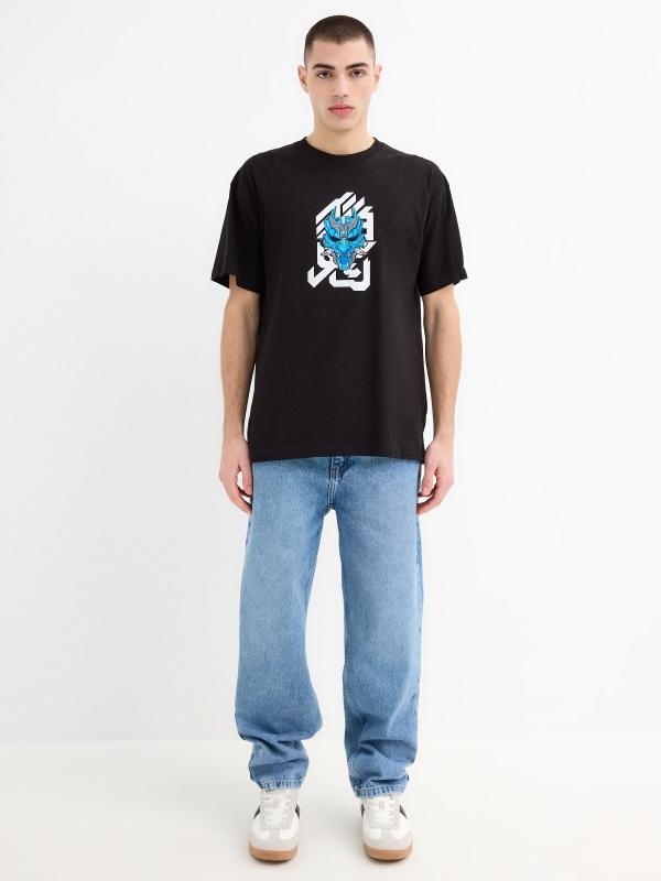 In Side Camiseta Máscara Japonesa