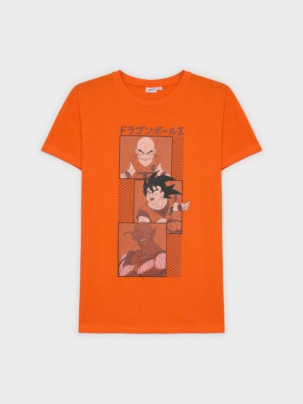 In Side Camiseta Naranja Dragon Ball