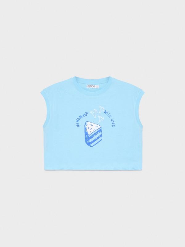 In Side Camiseta Naranja Gráfico