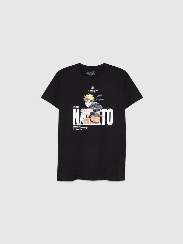 In Side Camiseta Naruto Texto