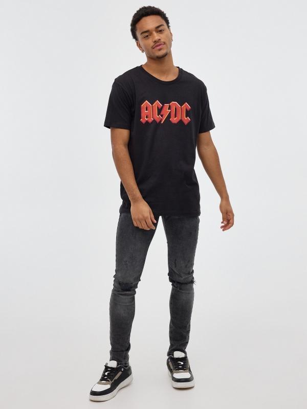 In Side Camiseta Negra ACDC