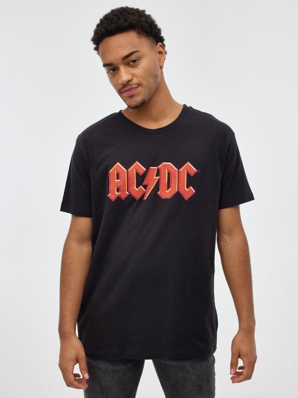 In side Camiseta negra ACDC